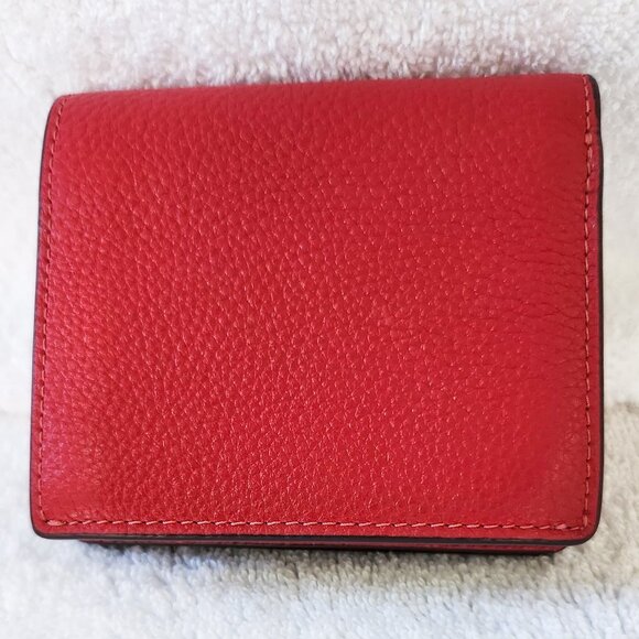 Coach Snap Wallet in Watermelon Leather C2862 - Picture 5 of 6